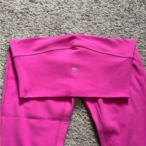 Lululemon Athletica Bright Pink Leggings